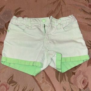 Kids GapKids Jean Shorts Neon Green